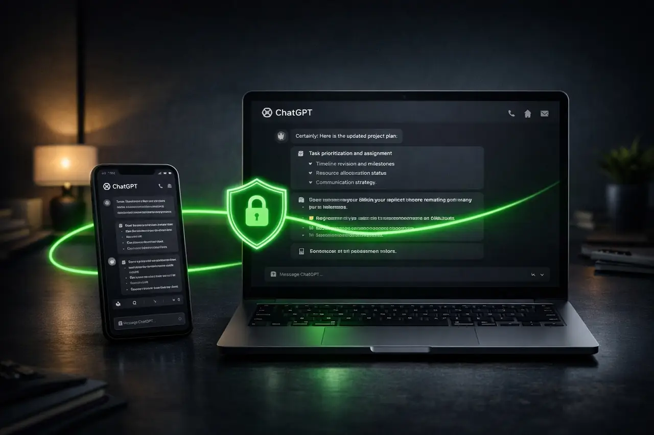 VPN для ChatGPT на телефоне и ноутбуке